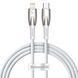 Кабель Baseus Glimmer Series Fast Charging Type-C to Lightning 20W (1m) White CADH000002 фото