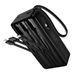 Power Bank Hoco J156B Founder 30000mAh 22.5W+PD20W (with cable Type-C+Micro+Lightning+USB) Black 216-00169 фото 6