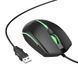 Манипулятор мышь HOCO GM37 Wonderful gaming luminous wired mouse Black 6942007647953 фото 1