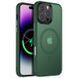 TPU+PC чохол Metal Buttons with MagSafe Colorful для Apple iPhone 16 Pro Max (6.9") Dark Green 555-03019 фото 1