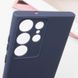 Чехол Silicone Cover Lakshmi Full Camera для Samsung Galaxy S25 Ultra Синий 555-02124 фото 4