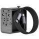 Сетевой универсальный переходник WIWU UA013 20W GaN + 1USB-A/2C with retractable cable Type-C Black ILSO-00000085929-1 фото 4