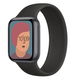 Силіконовий монобраслет для Apple Watch 38/40/41 mm 160 mm Чорний 212-00337 фото 3