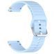 Силіконовий ремінець Wavy для Smart Watch 20mm Light Blue 212-01683 фото 2