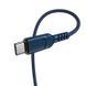 Кабель HOCO X59 USB to Type-C 3A, 1m, nylon, TPE connectors, Blue 6931474744944 фото 5