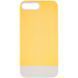 Чехол TPU+PC Bichromatic для Apple iPhone 7 plus / 8 plus (5.5") Creamy-yellow / White 555-03901 фото 1
