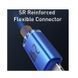 Кабель Baseus Crystal Shine Series Fast Charging Data Cable USB to iP 2.4A 1.2m Blue CAJY000003 фото 6