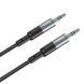 Аудиокабель HOCO UPA23 3.5mm male to 3.5mm male, nylon braid, 1m Metal Gray 6931474783820 фото 5