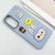 Чохол TPU Leather Toys для Samsung Galaxy A25 5G Labubu / Blue 555-00927 фото 3