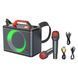 Портативна колонка HOCO BS57 Jenny dual mic wireless karaoke BT speaker Black 656-00758 фото 1