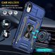 Ударостійкий чохол Camshield Army Ring для Apple iPhone XR (6.1") Navy Blue 777-05035 фото 3