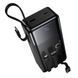 Power Bank Hoco J156B Founder 30000mAh 22.5W+PD20W (with cable Type-C+Micro+Lightning+USB) Black 216-00169 фото 2