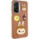Чехол TPU Leather Toys для Xiaomi Redmi Note 11 Pro 4G/5G / 12 Pro 4G Labubu / Brown 555-00877 фото 1