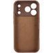 Силиконовый чехол Silk Full Camera Protective для Apple iPhone 17 Pro (6.3") Brown 777-09932 фото 3