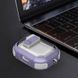 Футляр противоударный Locking Button для наушников Airpods Pro Light Purple 203-00421 фото 2