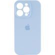 Силиконовый чехол с закрытой камерой для iPhone 15 Pro Mist Blue 666-01073 фото