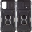 Ударопрочный чехол Camshield Army Ring для Xiaomi Poco X5 5G / Note 12 5G Black 777-05086 фото