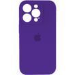 Силиконовый чехол с закрытой камерой для iPhone 16 Pro Amethist