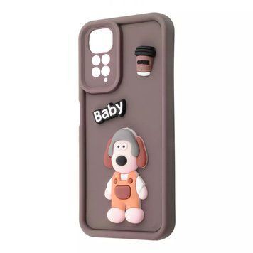 Чехол Pretty Things Case для Xiaomi Redmi Note 11 4G/Redmi Note 11S Brown/Baby 777-02040 фото