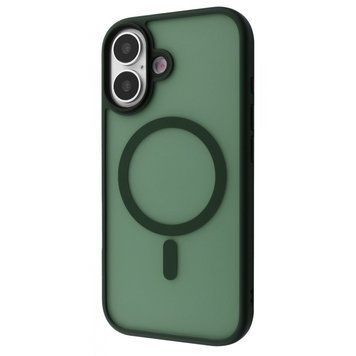 Чехол WAVE Matte Insane Case with Magnetic Ring для iPhone 17 Green 656-07911 фото