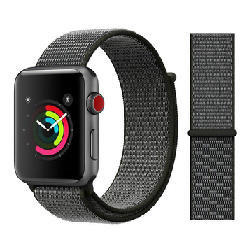 Нейлоновий ремінець для Apple Watch 38/40/41 mm Dark Olive 212-00082 фото