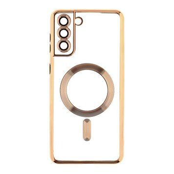 Чехол Wave TPU Metallic with Magsafe для Samsung Galaxy S21 Plus (G996) Rose Gold 555-00164 фото