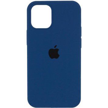 Чехол Silicone Case Full Protective для Apple iPhone 14 Plus (6.7") Navy Blue 555-04052 фото