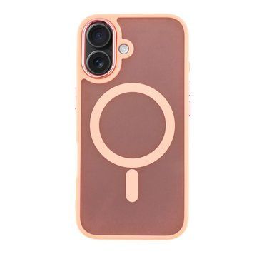 Чехол Space Magnetic Color з Magsafe для iPhone 16 Plus Розовый 214-03108 фото