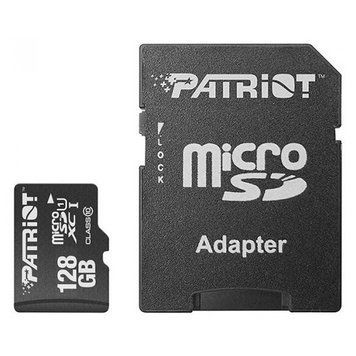 Карта памяти microSDXC (UHS-1) Patriot LX Series 128Gb class 10 (adapter SD) PSF128GMCSDXC10 фото