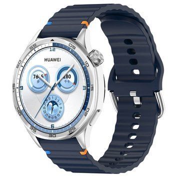 Силіконовий ремінець Wavy для Smart Watch 20mm Midnight Blue 212-01684 фото