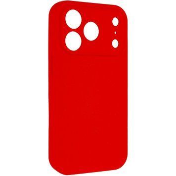 Силиконовый чехол Silk Full Camera Protective для Apple iPhone 17 Pro (6.3") Red 777-09933 фото