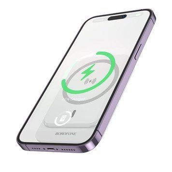 Power Bank Borofone BJ63 Nimble PD20W magnetic 5000mAh Белый 656-01432 фото