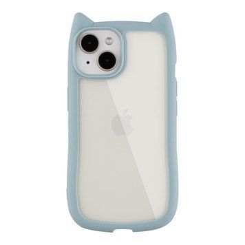 Чехол TPU+PC Cat Ears Case для iPhone 13 Blue 757-01075 фото