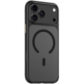 TPU+PC чехол Blueo Skin Friendly Frosted with MagSafe для Apple iPhone 17 Pro (6.3") Black 777-07933 фото
