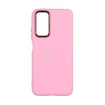 Чохол Silicone Cover Metal frame для Xiaomi Redmi Note 11 (Global) / Note 11S 4G Light pink 208-03483 фото