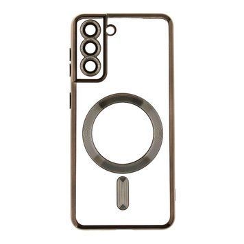 Чохол Wave TPU Metallic with Magsafe для Samsung Galaxy S21 (G991) Black 555-00214 фото