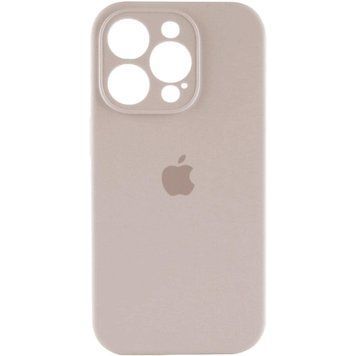 Силиконовый чехол с закрытой камерой для iPhone 15 Pro Max Antique White 666-01123 фото
