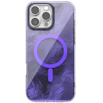 Чехол TPU Shiny Mountain (MagFit) для Apple iPhone 16 Pro (6.3") Purple 555-02870 фото
