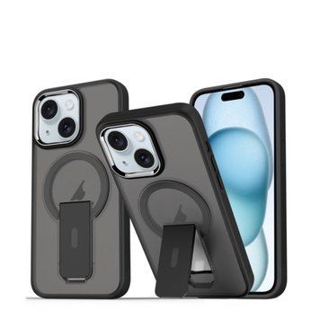 Чохол для смартфона Magnetic Stand для iPhone 15 Black 666-01899 фото