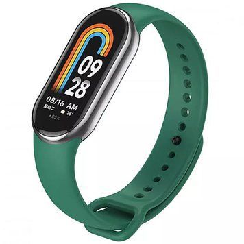Силіконовий ремінець для Xiaomi Mi Band 8/9/10 Forest green 212-01332 фото
