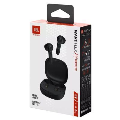 Навушники JBL Wave Flex TWS Black (JBLWFLEXBLK) JBLWFLEXBLK фото