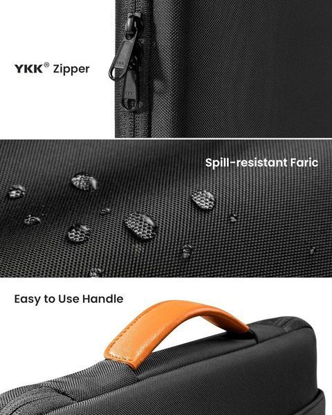 Сумка для ноутбука Tomtoc Defender-A22 Laptop Briefcase Black 15.6 Inch (A22E1D1) 656-00240 фото