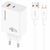 Сетевое зарядное устройство Amaya E72D PD67W+QC3.0 (1USB-A/1C) + кабель USB to Type-C white 656-08071 фото