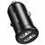 Автомобильное зарядное устройство Usams US-CC114 C20 2.4A Dual USB Mini Car Charger Black 656-00556 фото