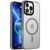 TPU+PC чохол Metal Buttons with MagSafe Colorful для Apple iPhone 16 Pro Max (6.9") Grey 555-03020 фото