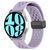 Ремінець Универс 20mm Silicone With Magnetic для Samsung/Amazfit/Huawei Elegant Purple 212-02716 фото