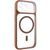 Чохол TPU+PC GETMAN Moon Clear with MagSafe для Apple iPhone 12 Pro Max (6.7") Brown 656-08447 фото