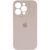 Силиконовый чехол с закрытой камерой для iPhone 15 Pro Max Antique White 666-01123 фото