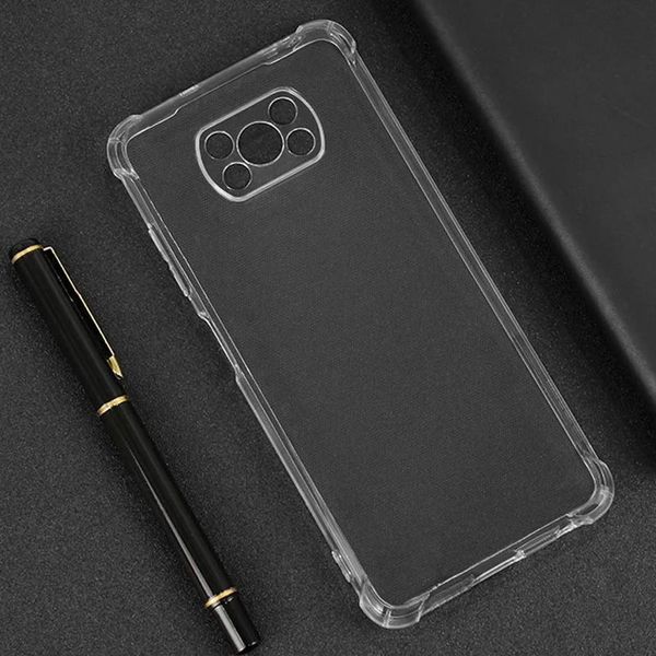 TPU чехол GETMAN Ease усиленные углы Full Camera для Xiaomi Poco X3 NFC / Poco X3 Pro 555-02511 фото