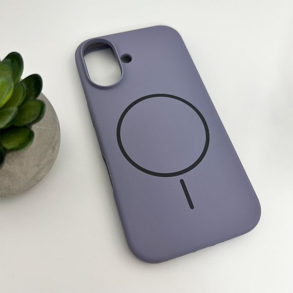 Чохол для смартфона Silicone Case Magnetic для Apple iPhone 17 Lavender Grey 666-04116 фото